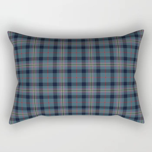 Kennedy Ancient tartan rectangular throw pillow