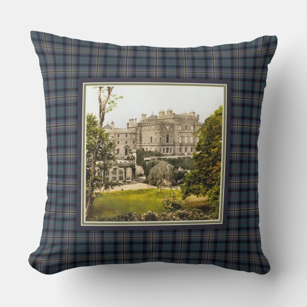 Kennedy Ancient tartan throw pillow