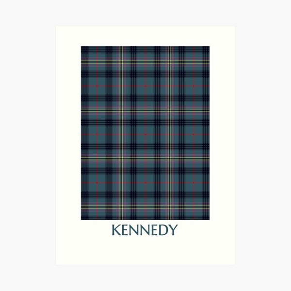 Kennedy Ancient tartan art print