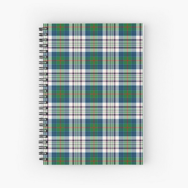 Kennedy Dress tartan spiral notebook