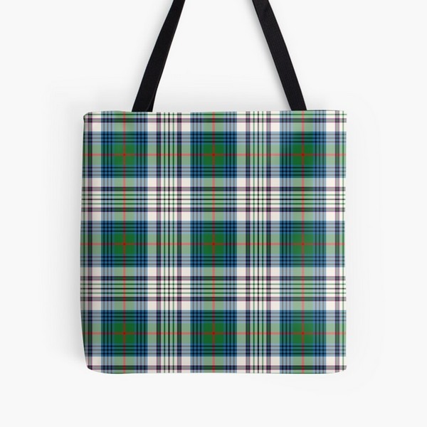 Kennedy Dress tartan tote bag