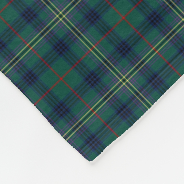 Kennedy tartan fleece blanket