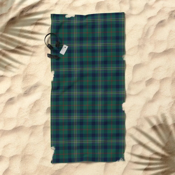 Clan Kennedy Tartan Beach Towel