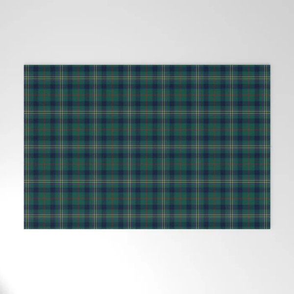 Kennedy tartan welcome mat