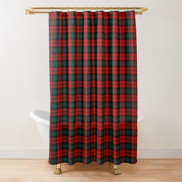 Kerr tartan shower curtain