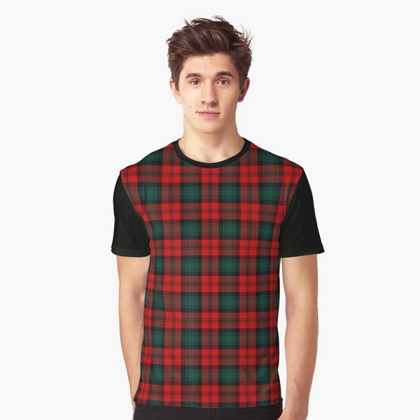 Kerr tartan tee shirt