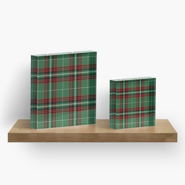 Kiernan tartan acrylic block