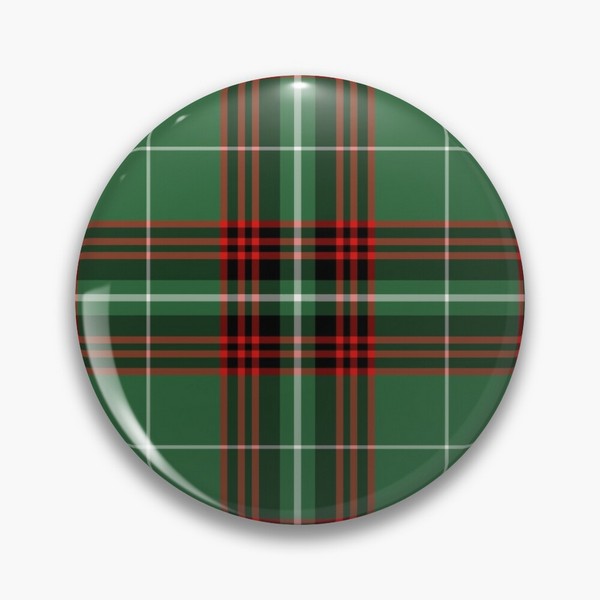 Kiernan tartan pinback button