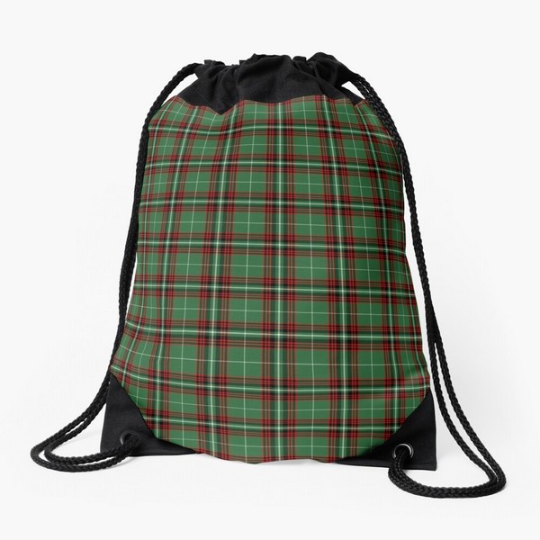 Kiernan tartan drawstring bag