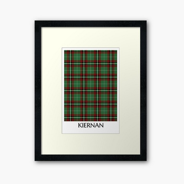 Kiernan tartan framed print