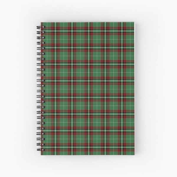 Kiernan tartan spiral notebook