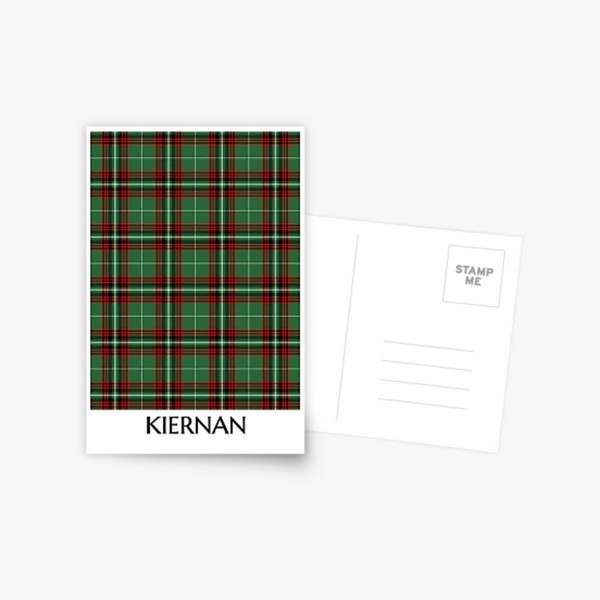 Kiernan tartan postcard