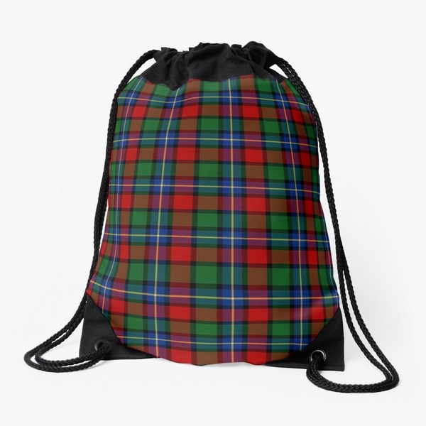 Kilgour tartan drawstring bag