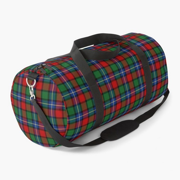 Kilgour tartan duffle bag