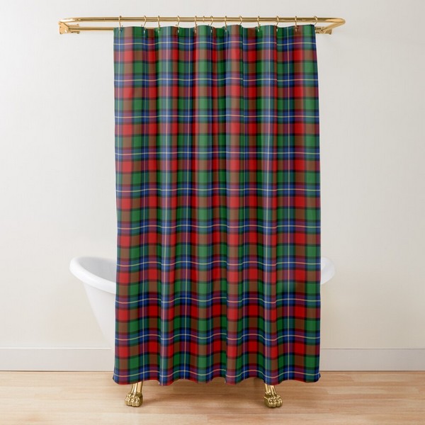 Kilgour tartan shower curtain