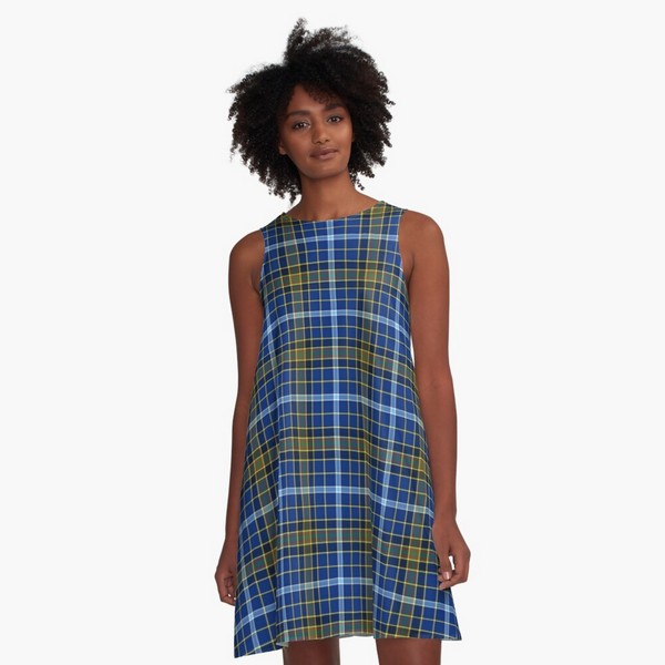 Knox tartan a-line dress