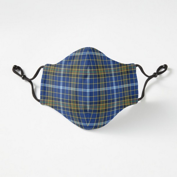 Knox tartan fitted face mask