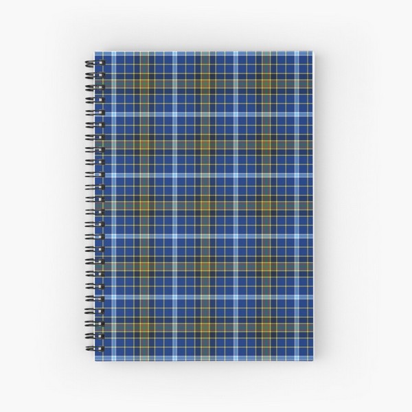 Knox tartan spiral notebook
