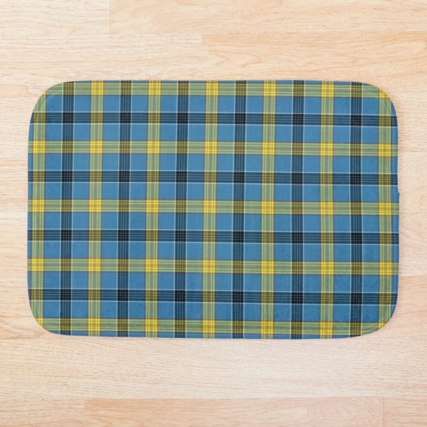 Laing tartan floor mat