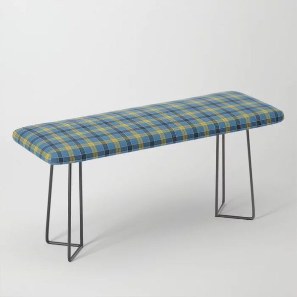 Laing tartan bench