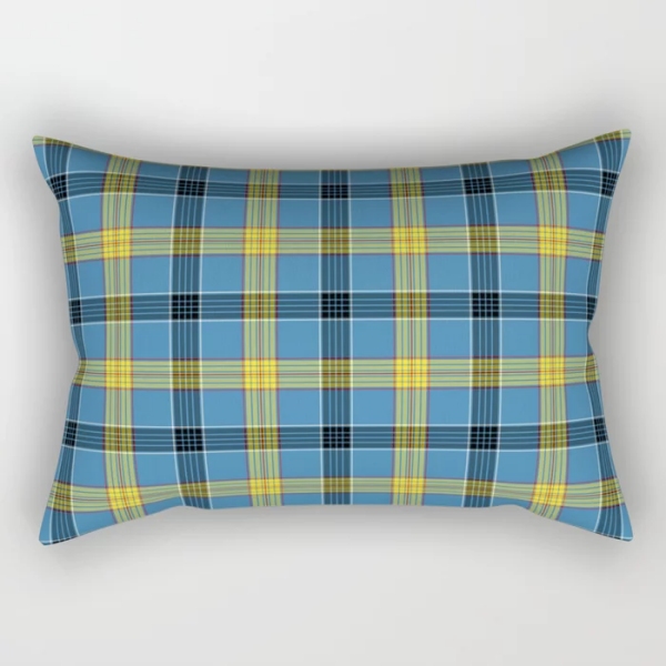 Laing tartan rectangular throw pillow