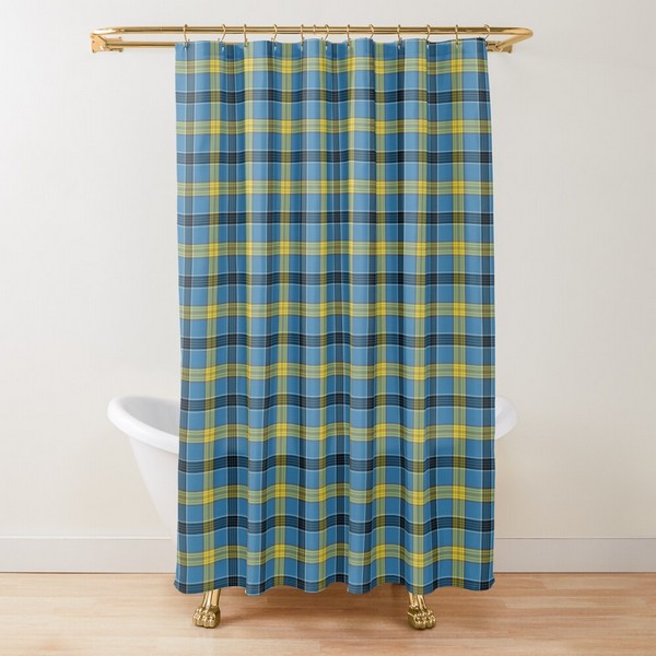 Laing tartan shower curtain
