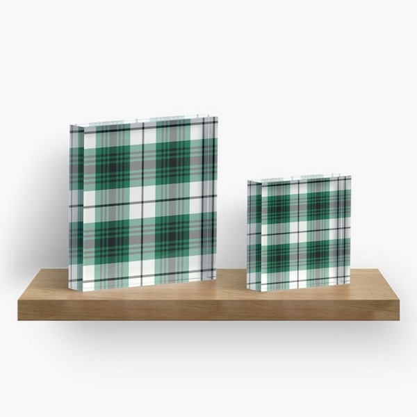 Lamont Dress tartan acrylic block