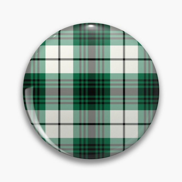 Lamont Dress tartan pinback button