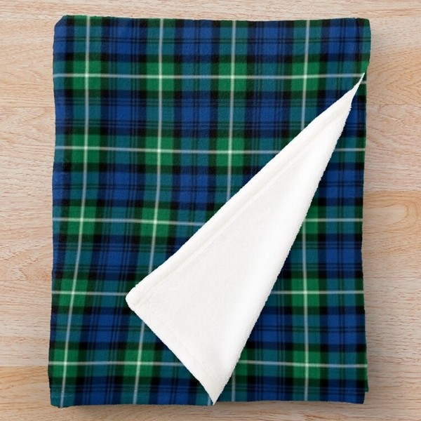 Lamont tartan fleece throw blanket