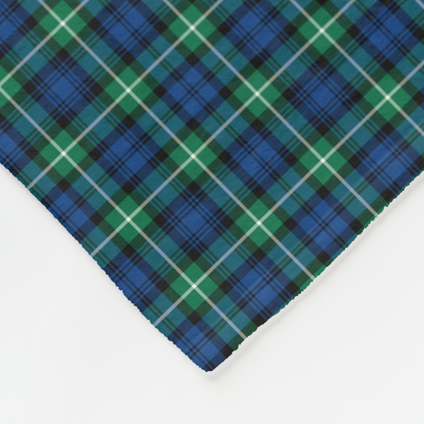 Lamont tartan fleece blanket