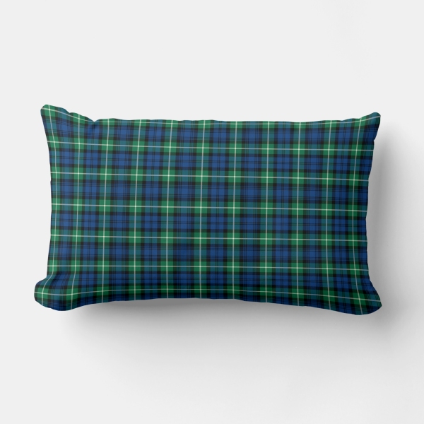 Lamont tartan lumbar cushion