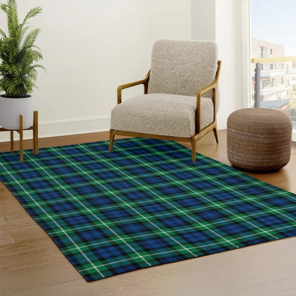 Clan Lamont Tartan Area Rug