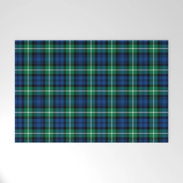 Lamont tartan welcome mat