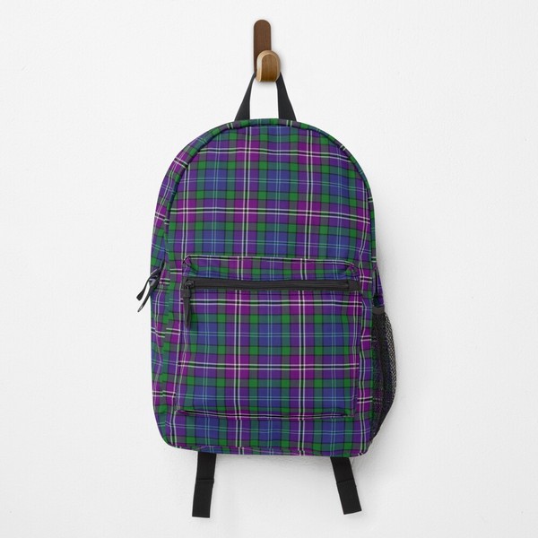 Lanarkshire tartan backpack