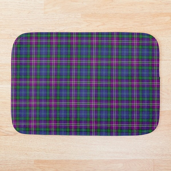 Lanarkshire tartan floor mat