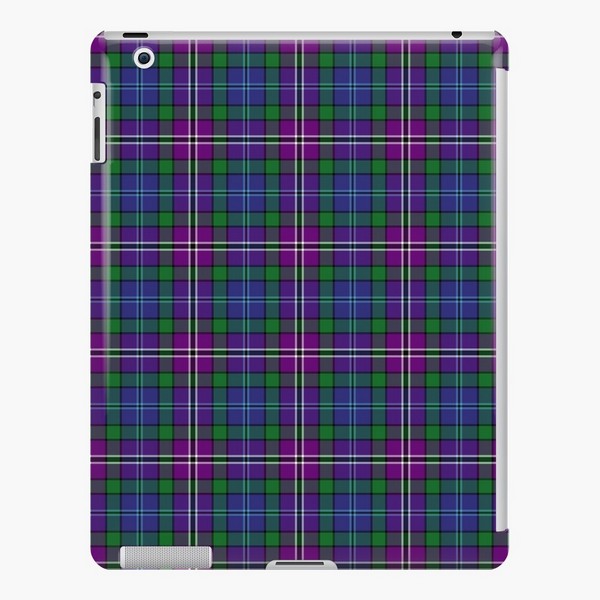 Lanarkshire tartan iPad case