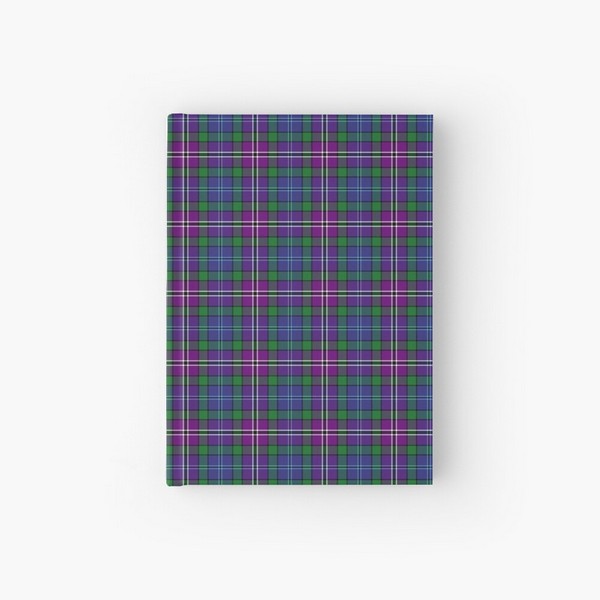 Lanarkshire tartan hardcover journal