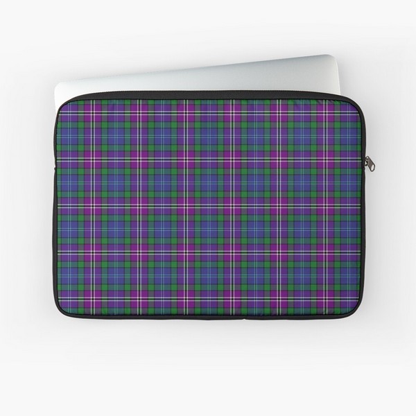 Lanarkshire tartan laptop sleeve