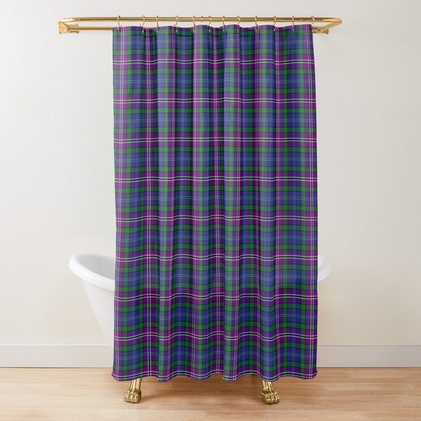 Lanarkshire tartan shower curtain