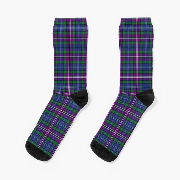 Lanarkshire tartan socks