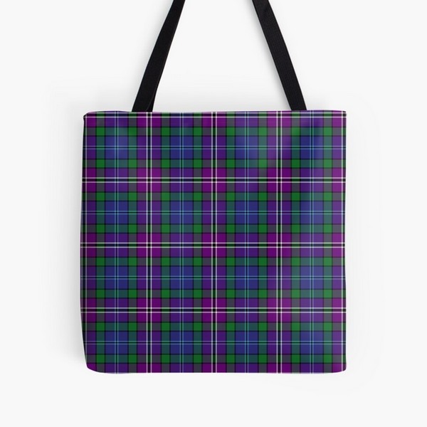 Lanarkshire tartan tote bag