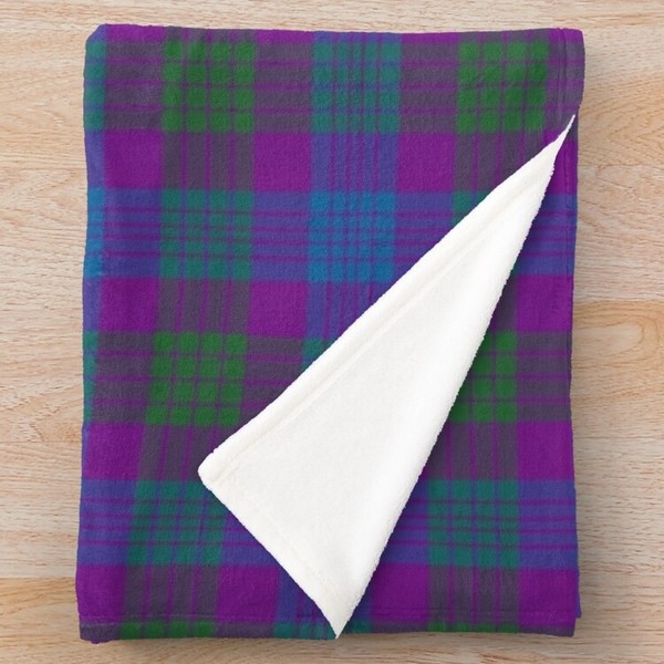 Lang tartan fleece throw blanket