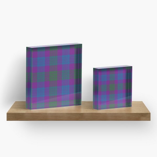 Lang tartan acrylic block