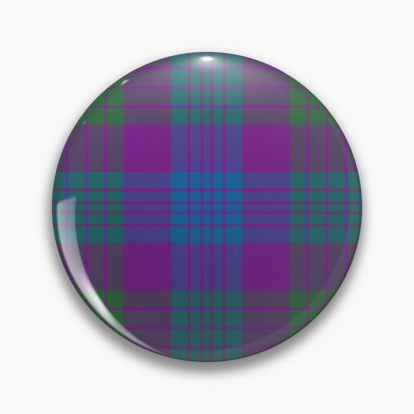 Lang tartan pinback button