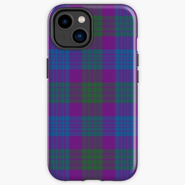 Clan Lang Tartan iPhone Case