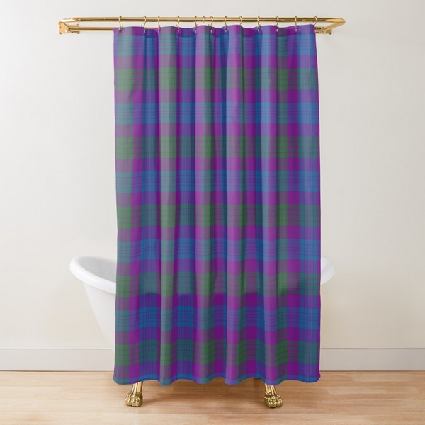 Lang tartan shower curtain