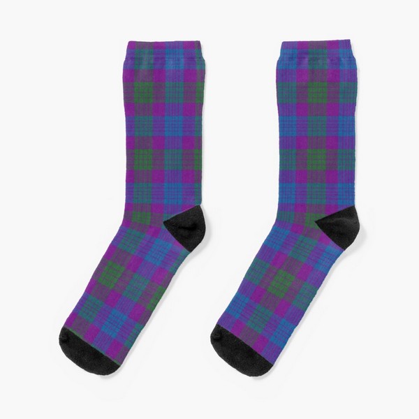 Clan Lang Tartan Socks