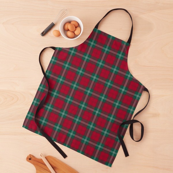 Lennox District tartan apron