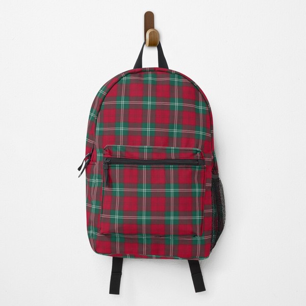 Lennox District tartan backpack