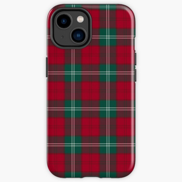 Lennox District tartan iPhone case